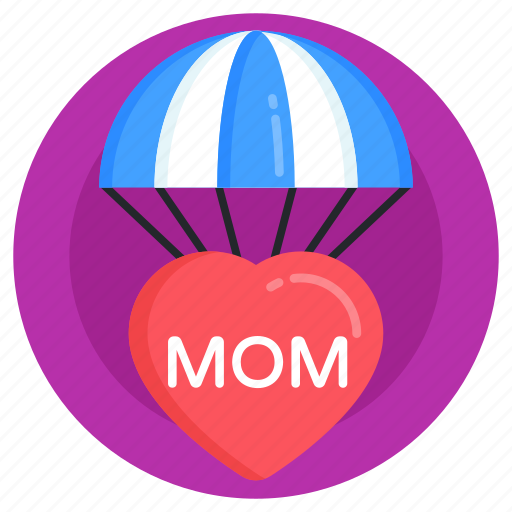 Balloon delivery, air balloon, love delivery, hot air balloon, love sending icon - Download on Iconfinder
