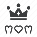 crown, mom, mother, queen