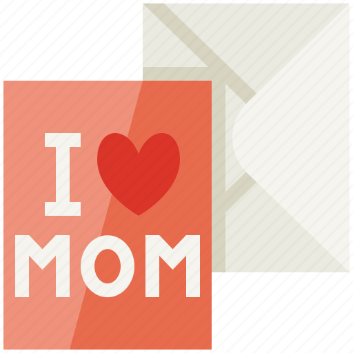 Greeting, card, mothers day, mother, mom, love, family icon - Download on Iconfinder