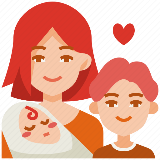 Mom, children, mothers day, mother, love, family, baby icon - Download on Iconfinder