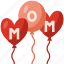 balloons, mothers day, mother, mom, love, family, decoration 