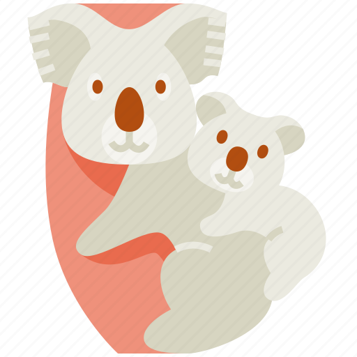 Koala, mom, mothers day, mother, love, family, animal icon - Download on Iconfinder