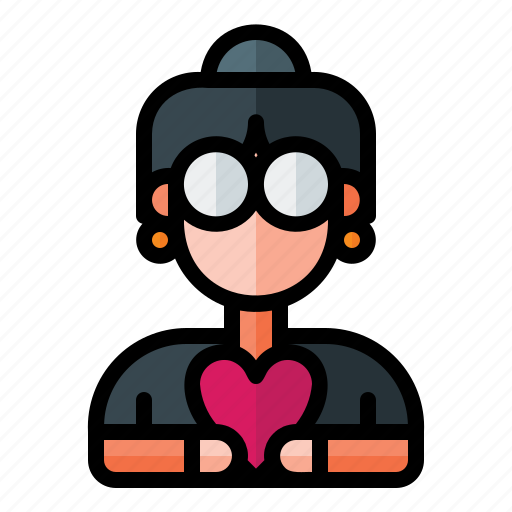 Happy, mother, day, woman, hug, love, grandmother icon - Download on Iconfinder
