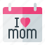 happy, mother, day, woman, calendar 