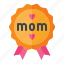 happy, mother, day, woman, medal, best 