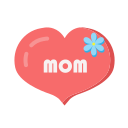 blue, flower, heart, mother&#x27;s day, mothers day