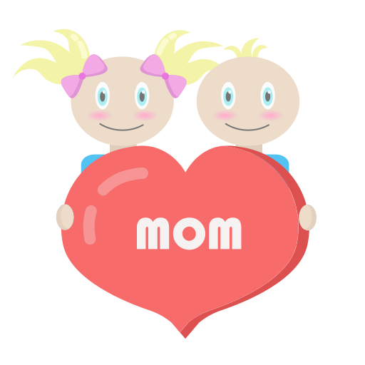 Kids, mom, mother's day, mothers day, together icon - Free download