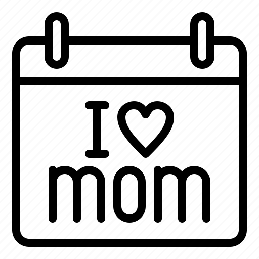 Happy, mother, day, woman, calendar icon - Download on Iconfinder