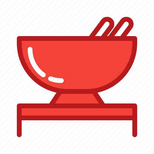 Appliance, bowl, chopsticks, eat, food, kitchen, restaurant icon - Download on Iconfinder