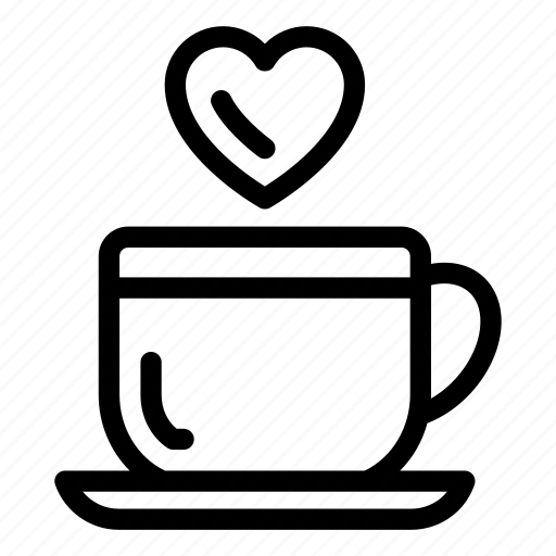 Hot tea, tea cup, cup of tea, tea mug, romantic tea icon - Download on Iconfinder