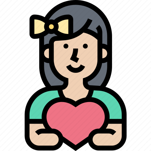 Daughter, child, family, girl, love icon - Download on Iconfinder