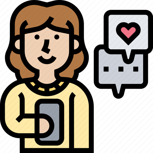 Love, message, chat, conversation, communication icon - Download on Iconfinder