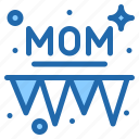 garland, mother, day, mom, party, time, and, date
