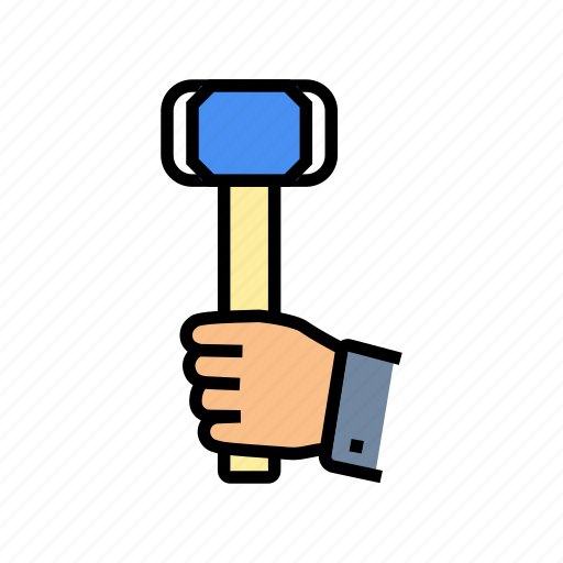 Hard, work, hammer, succes, challenge, motivation icon - Download on Iconfinder