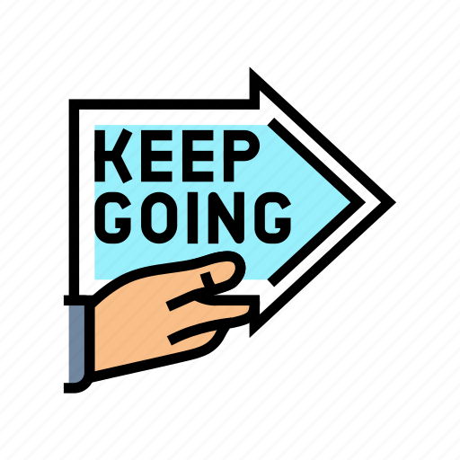 Keep, going, arrow, succes, challenge, motivation icon - Download on Iconfinder