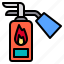 automotive, business, extinguisher, fire, person, repair, shop 