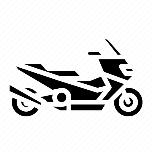 Biker, motorcycle, scooter, transportation, vehicle icon - Download on Iconfinder