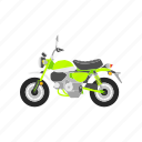 motorcyle, motor, classic, ride, adventure, gentle, road, motorcycle, monkey bike