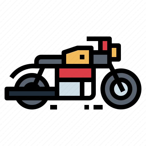 Bike, chopper, motorbike, transportation, vehicle icon - Download on Iconfinder
