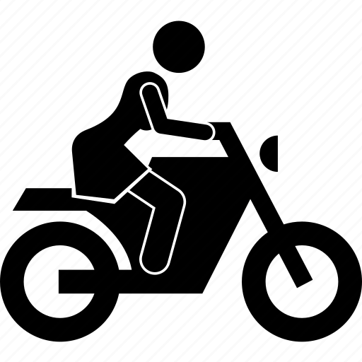 Biker, motorbike, motorcyclist, rider, woman icon - Download on Iconfinder