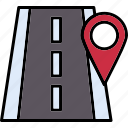 road, location, gps, marker, map, navigation