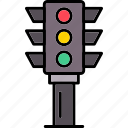 traffic, light, green, red, yellow