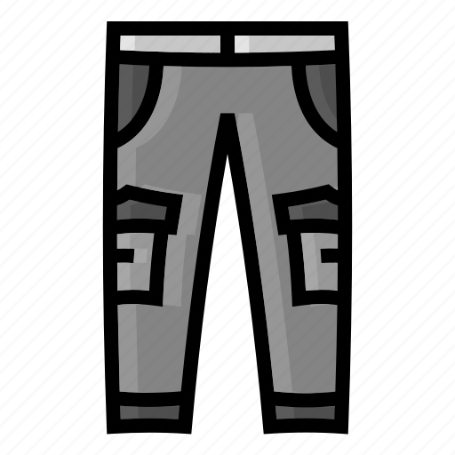 Mountaineering, trousers, outdoor, gear, waterproof, breathable, stretch icon - Download on Iconfinder