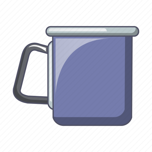 Camp, cartoon, cup, metal, mug, steel, tin icon - Download on Iconfinder