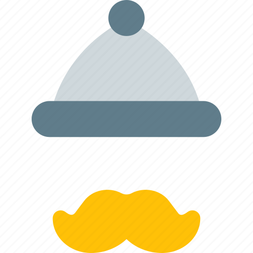 Hat, moustache, style, male icon - Download on Iconfinder