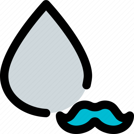 Moustache, cream, drop, male icon - Download on Iconfinder