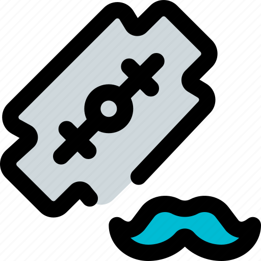 Moustache, razor, blade, hairs icon - Download on Iconfinder