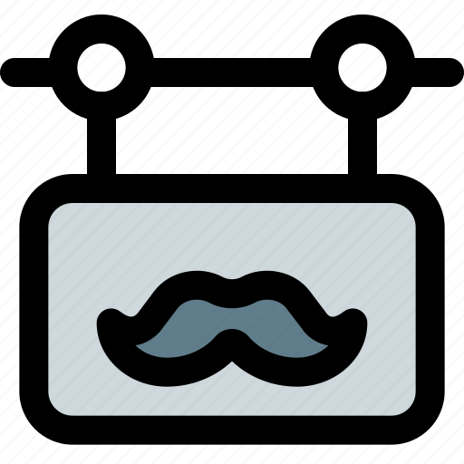 Moustache, sign, man, direction icon - Download on Iconfinder