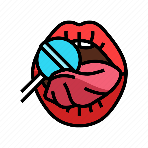 Lollipop, sexy, mouth, female, character, animation icon - Download on Iconfinder