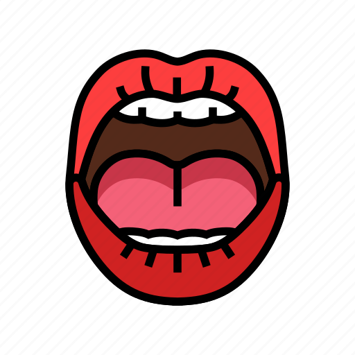Open, sexy, mouth, female, character, animation icon - Download on Iconfinder