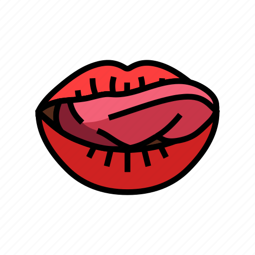 Tongue, sexy, mouth, female, character, animation icon - Download on Iconfinder