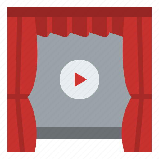 Cinema, curtain, movie, entertainment icon - Download on Iconfinder