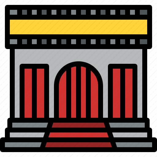 Cinema, theater, building, movie icon - Download on Iconfinder