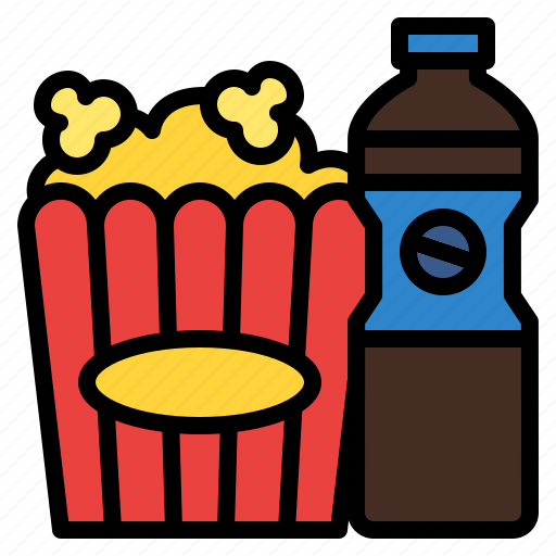 Combo, popcorn, coke, movie icon - Download on Iconfinder