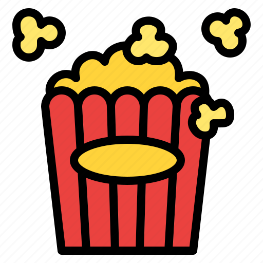 Popcorn, snack, movie, entertainment icon - Download on Iconfinder