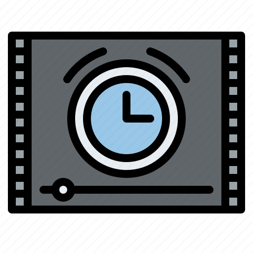 Timing, clock, movie, flim icon - Download on Iconfinder