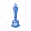 achievement, award, best, oscars, statue, trophy, winner 