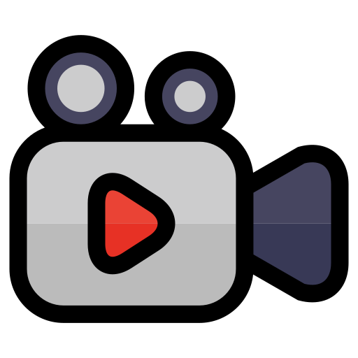Video camera, camera, video, video play, movie, film, multimedia icon - Download on Iconfinder