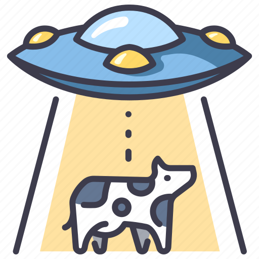 Alien, cow, fi, futuristic, movie, sci, ufo icon - Download on Iconfinder