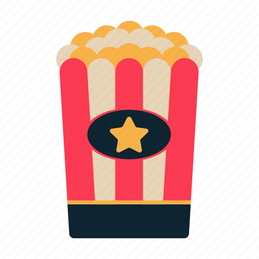Fast food, movie, popcorn, snack, theatre icon - Download on Iconfinder