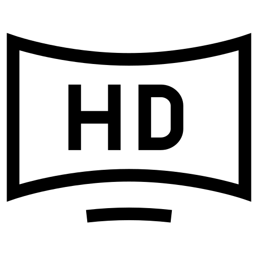 Hd, tv, hd 720, monitor, movie, display, cinema icon - Download on Iconfinder