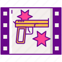 action, movie, film, gun