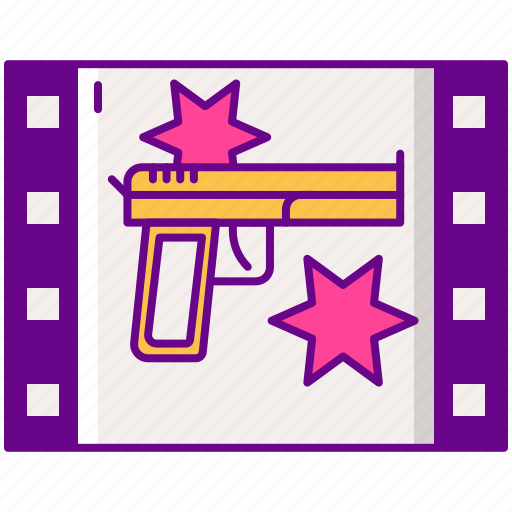 Action, movie, film, gun icon - Download on Iconfinder
