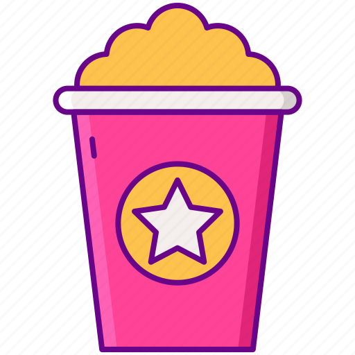 Corn, cup, popcorn, food, movie icon - Download on Iconfinder
