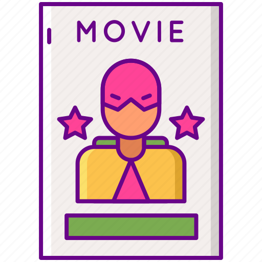 Movie, poster, film, cinema icon - Download on Iconfinder