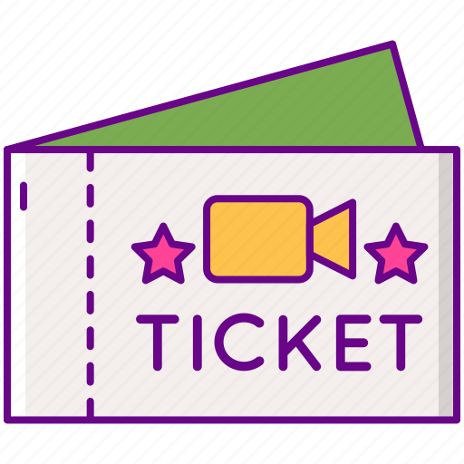 Movie, ticket, video, cinema icon - Download on Iconfinder